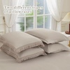 image:imageAndency Oversized King Comforter Set with Sheets 128x120 Terracotta  7 Pieces Bed in a Bag Boho Soft Lightweight Bedding Sets Tassel Bed Set with Comforter Sheets Pillowcases amp Shams07  Wheat