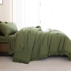 image:imageAndency Oversized King Comforter Set with Sheets 128x120 Terracotta  7 Pieces Bed in a Bag Boho Soft Lightweight Bedding Sets Tassel Bed Set with Comforter Sheets Pillowcases amp Shams03  Olive Green