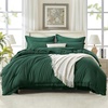 image:imageAndency Oversized King Comforter Set with Sheets 128x120 Terracotta  7 Pieces Bed in a Bag Boho Soft Lightweight Bedding Sets Tassel Bed Set with Comforter Sheets Pillowcases amp Shams04  Emerald