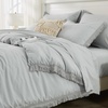image:imageAndency Oversized King Comforter Set with Sheets 128x120 Terracotta  7 Pieces Bed in a Bag Boho Soft Lightweight Bedding Sets Tassel Bed Set with Comforter Sheets Pillowcases amp Shams11  Light Grey