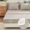 image:imageAndency Oversized King Comforter Set with Sheets 128x120 Terracotta  7 Pieces Bed in a Bag Boho Soft Lightweight Bedding Sets Tassel Bed Set with Comforter Sheets Pillowcases amp Shams07  Wheat