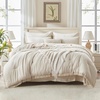 image:imageAndency Oversized King Comforter Set with Sheets 128x120 Terracotta  7 Pieces Bed in a Bag Boho Soft Lightweight Bedding Sets Tassel Bed Set with Comforter Sheets Pillowcases amp Shams01  Beige