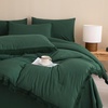 image:imageAndency Oversized King Comforter Set with Sheets 128x120 Terracotta  7 Pieces Bed in a Bag Boho Soft Lightweight Bedding Sets Tassel Bed Set with Comforter Sheets Pillowcases amp Shams04  Emerald
