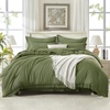 image:imageAndency Oversized King Comforter Set with Sheets 128x120 Terracotta  7 Pieces Bed in a Bag Boho Soft Lightweight Bedding Sets Tassel Bed Set with Comforter Sheets Pillowcases amp Shams03  Olive Green