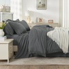 image:imageAndency Oversized King Comforter Set with Sheets 128x120 Terracotta  7 Pieces Bed in a Bag Boho Soft Lightweight Bedding Sets Tassel Bed Set with Comforter Sheets Pillowcases amp Shams12  Dark Grey