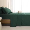 image:imageAndency Oversized King Comforter Set with Sheets 128x120 Terracotta  7 Pieces Bed in a Bag Boho Soft Lightweight Bedding Sets Tassel Bed Set with Comforter Sheets Pillowcases amp Shams04  Emerald