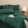 image:imageAndency Oversized King Comforter Set with Sheets 128x120 Terracotta  7 Pieces Bed in a Bag Boho Soft Lightweight Bedding Sets Tassel Bed Set with Comforter Sheets Pillowcases amp Shams04  Emerald