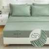 image:imageAndency Oversized King Comforter Set with Sheets 128x120 Terracotta  7 Pieces Bed in a Bag Boho Soft Lightweight Bedding Sets Tassel Bed Set with Comforter Sheets Pillowcases amp Shams05  Sage Green