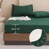 image:imageAndency Oversized King Comforter Set with Sheets 128x120 Terracotta  7 Pieces Bed in a Bag Boho Soft Lightweight Bedding Sets Tassel Bed Set with Comforter Sheets Pillowcases amp Shams04  Emerald