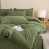 image:imageAndency Oversized King Comforter Set with Sheets 128x120 Terracotta  7 Pieces Bed in a Bag Boho Soft Lightweight Bedding Sets Tassel Bed Set with Comforter Sheets Pillowcases amp Shams03  Olive Green