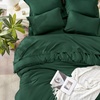 image:imageAndency Oversized King Comforter Set with Sheets 128x120 Terracotta  7 Pieces Bed in a Bag Boho Soft Lightweight Bedding Sets Tassel Bed Set with Comforter Sheets Pillowcases amp Shams04  Emerald