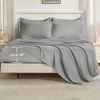 image:imageAndency Oversized King Comforter Set with Sheets 128x120 Terracotta  7 Pieces Bed in a Bag Boho Soft Lightweight Bedding Sets Tassel Bed Set with Comforter Sheets Pillowcases amp Shams20  Medium Grey