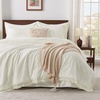 image:imageAndency Oversized King Comforter Set with Sheets 128x120 Terracotta  7 Pieces Bed in a Bag Boho Soft Lightweight Bedding Sets Tassel Bed Set with Comforter Sheets Pillowcases amp Shams14  Ivory