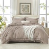 image:imageAndency Oversized King Comforter Set with Sheets 128x120 Terracotta  7 Pieces Bed in a Bag Boho Soft Lightweight Bedding Sets Tassel Bed Set with Comforter Sheets Pillowcases amp Shams21  Khaki