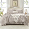 image:imageAndency Oversized King Comforter Set with Sheets 128x120 Terracotta  7 Pieces Bed in a Bag Boho Soft Lightweight Bedding Sets Tassel Bed Set with Comforter Sheets Pillowcases amp Shams22  Heather Grey