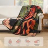 image:imageAndency Floral Boho Quilt Super King Plus Size Bedding Set Brown Black3 Pieces Farmhouse Flower Botanical Bedspreads with 2 Shams Soft Reversible Polyester Coverlet Set for All Season 128x120Crimson Bloom