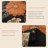 image:imageAndency Floral Boho Quilt Super King Plus Size Bedding Set Brown Black3 Pieces Farmhouse Flower Botanical Bedspreads with 2 Shams Soft Reversible Polyester Coverlet Set for All Season 128x120Warm Amber