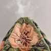 image:imageAndency Floral Boho Quilt Super King Plus Size Bedding Set Brown Black3 Pieces Farmhouse Flower Botanical Bedspreads with 2 Shams Soft Reversible Polyester Coverlet Set for All Season 128x120Crimson Bloom