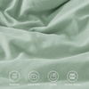 image:imageAndency Ivory Comforter Set Queen Size Lightweight Fluffy Farmhouse Ruffle Bedding Set Soft Polyester All Season Shabby Chic Bed Comforter Set 3 Pieces1 Comforter 2 PillowcasesSage