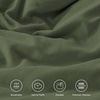 image:imageAndency Ivory Comforter Set Queen Size Lightweight Fluffy Farmhouse Ruffle Bedding Set Soft Polyester All Season Shabby Chic Bed Comforter Set 3 Pieces1 Comforter 2 PillowcasesOlive