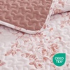 image:imageAndency Quilt King Size Black Flower Bedspread King Size 3 Pieces Soft Bedding Set Lightweight Coverlet Set for All Season with 2 Pillowcases 106x96Misty Pink