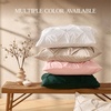 image:imageAndency TwinXL Pinch Pleat Comforter Set 68x923 Piece Lightweight Pintuck Bedding Comforters amp Sets Fluffy Down Alternative Comforter with 2 Pillow Shams for All SeasonWhiteWhite