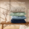image:imageAndency TwinXL Pinch Pleat Comforter Set 68x923 Piece Lightweight Pintuck Bedding Comforters amp Sets Fluffy Down Alternative Comforter with 2 Pillow Shams for All SeasonWhiteSage Green