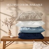 image:imageAndency TwinXL Pinch Pleat Comforter Set 68x923 Piece Lightweight Pintuck Bedding Comforters amp Sets Fluffy Down Alternative Comforter with 2 Pillow Shams for All SeasonWhiteIvory