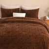 image:imageAndency Fluffy Cheetah Print Comforter Set Full Size Bgeie 3 Pieces Faux Fur Plush Leopard Print Comforter Mellow Cozy Warm Soft Sherpa Thick Heavy Puffy Comforters Bed Set with 2 PillocasesCheetah Print Brown