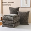 image:imageAndency Fluffy Cheetah Print Comforter Set Full Size Bgeie 3 Pieces Faux Fur Plush Leopard Print Comforter Mellow Cozy Warm Soft Sherpa Thick Heavy Puffy Comforters Bed Set with 2 PillocasesCheetah Print Light Grey