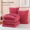 image:imageAndency Fluffy Cheetah Print Comforter Set Full Size Bgeie 3 Pieces Faux Fur Plush Leopard Print Comforter Mellow Cozy Warm Soft Sherpa Thick Heavy Puffy Comforters Bed Set with 2 PillocasesCheetah Print Old Pink