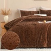 image:imageAndency Fluffy Cheetah Print Comforter Set Full Size Bgeie 3 Pieces Faux Fur Plush Leopard Print Comforter Mellow Cozy Warm Soft Sherpa Thick Heavy Puffy Comforters Bed Set with 2 PillocasesCheetah Print Brown