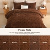 image:imageAndency Fluffy Cheetah Print Comforter Set Full Size Bgeie 3 Pieces Faux Fur Plush Leopard Print Comforter Mellow Cozy Warm Soft Sherpa Thick Heavy Puffy Comforters Bed Set with 2 PillocasesCheetah Print Brown