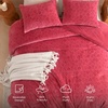 image:imageAndency Fluffy Cheetah Print Comforter Set Full Size Bgeie 3 Pieces Faux Fur Plush Leopard Print Comforter Mellow Cozy Warm Soft Sherpa Thick Heavy Puffy Comforters Bed Set with 2 PillocasesCheetah Print Old Pink