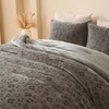 image:imageAndency Fluffy Cheetah Print Comforter Set Full Size Bgeie 3 Pieces Faux Fur Plush Leopard Print Comforter Mellow Cozy Warm Soft Sherpa Thick Heavy Puffy Comforters Bed Set with 2 PillocasesCheetah Print Light Grey