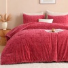 image:imageAndency Fluffy Cheetah Print Comforter Set Full Size Bgeie 3 Pieces Faux Fur Plush Leopard Print Comforter Mellow Cozy Warm Soft Sherpa Thick Heavy Puffy Comforters Bed Set with 2 PillocasesCheetah Print Old Pink