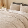 image:imageAndency Fluffy Cheetah Print Comforter Set Full Size Bgeie 3 Pieces Faux Fur Plush Leopard Print Comforter Mellow Cozy Warm Soft Sherpa Thick Heavy Puffy Comforters Bed Set with 2 PillocasesCheetah Print White
