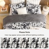 image:imageAndency Fluffy Full Size Comforter Set Cream White 3 Pieces Winter Faux Rabbit Fur Bubble Marshmallow Plush Bedding Comforter Set Mellow Warm Soft Thick Heavy Puffy Comforters Bed SetTiedyed Grey