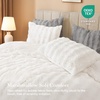 image:imageAndency Fluffy Full Size Comforter Set Cream White 3 Pieces Winter Faux Rabbit Fur Bubble Marshmallow Plush Bedding Comforter Set Mellow Warm Soft Thick Heavy Puffy Comforters Bed SetWhite