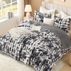 image:imageAndency Fluffy Full Size Comforter Set Cream White 3 Pieces Winter Faux Rabbit Fur Bubble Marshmallow Plush Bedding Comforter Set Mellow Warm Soft Thick Heavy Puffy Comforters Bed SetTiedyed Grey