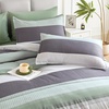 image:imageAndency Full Size Comforter Set Teal 7 Pieces  Bed in a Bag Full Soft Lightweight Reversible Bedding Set with Striped Comforter Fitted amp Flat Sheet Pillowcases amp Shams01  Sage Green