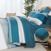 image:imageAndency Full Size Comforter Set Teal 7 Pieces  Bed in a Bag Full Soft Lightweight Reversible Bedding Set with Striped Comforter Fitted amp Flat Sheet Pillowcases amp Shams14  Teal