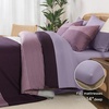 image:imageAndency Full Size Comforter Set Teal 7 Pieces  Bed in a Bag Full Soft Lightweight Reversible Bedding Set with Striped Comforter Fitted amp Flat Sheet Pillowcases amp Shams12  Purple