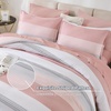 image:imageAndency Full Size Comforter Set Teal 7 Pieces  Bed in a Bag Full Soft Lightweight Reversible Bedding Set with Striped Comforter Fitted amp Flat Sheet Pillowcases amp Shams05  Pink