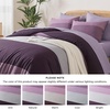 image:imageAndency Full Size Comforter Set Teal 7 Pieces  Bed in a Bag Full Soft Lightweight Reversible Bedding Set with Striped Comforter Fitted amp Flat Sheet Pillowcases amp Shams12  Purple