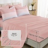 image:imageAndency Full Size Comforter Set Teal 7 Pieces  Bed in a Bag Full Soft Lightweight Reversible Bedding Set with Striped Comforter Fitted amp Flat Sheet Pillowcases amp Shams05  Pink