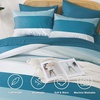 image:imageAndency Full Size Comforter Set Teal 7 Pieces  Bed in a Bag Full Soft Lightweight Reversible Bedding Set with Striped Comforter Fitted amp Flat Sheet Pillowcases amp Shams14  Teal