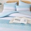 image:imageAndency Full Size Comforter Set Teal 7 Pieces  Bed in a Bag Full Soft Lightweight Reversible Bedding Set with Striped Comforter Fitted amp Flat Sheet Pillowcases amp Shams15  Light Blue
