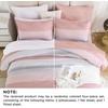 image:imageAndency Full Size Comforter Set Teal 7 Pieces  Bed in a Bag Full Soft Lightweight Reversible Bedding Set with Striped Comforter Fitted amp Flat Sheet Pillowcases amp Shams05  Pink