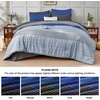 image:imageAndency Full Size Comforter Set Teal 7 Pieces  Bed in a Bag Full Soft Lightweight Reversible Bedding Set with Striped Comforter Fitted amp Flat Sheet Pillowcases amp Shams03  Blue Grey